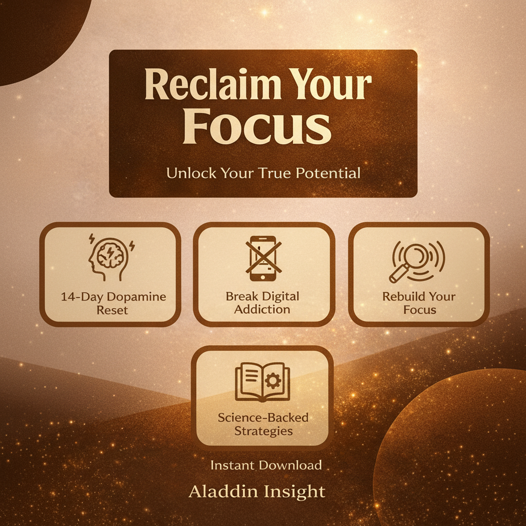 The 14-Day Dopamine Detox: Reclaim Your Focus & Break Free from Digital Distraction