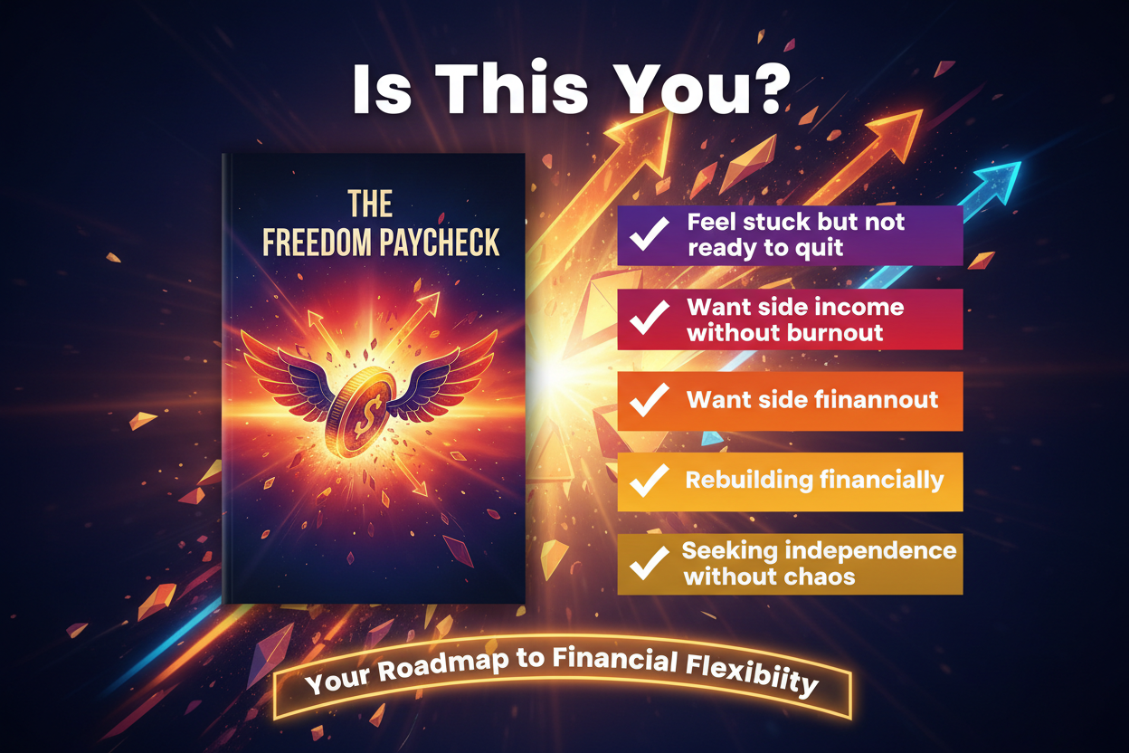 Is This Book For You? - Feel stuck, want side income, rebuilding financially, seeking independence